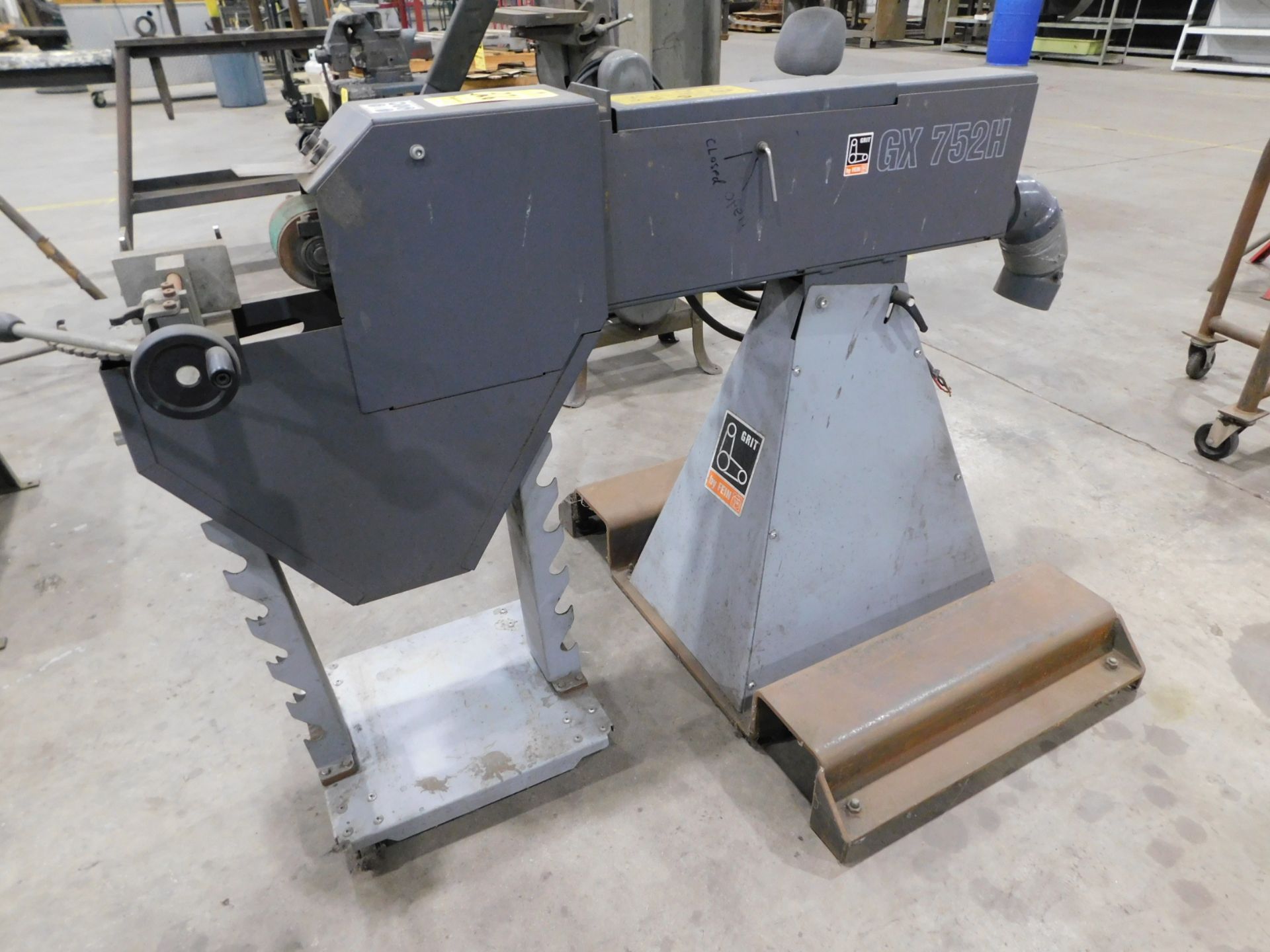 Fein/Grit Model GX752H, 3" X 79" Belt Grinder, s/n 0638601, 2 HP, 460/3/60 - Bild 4 aus 6