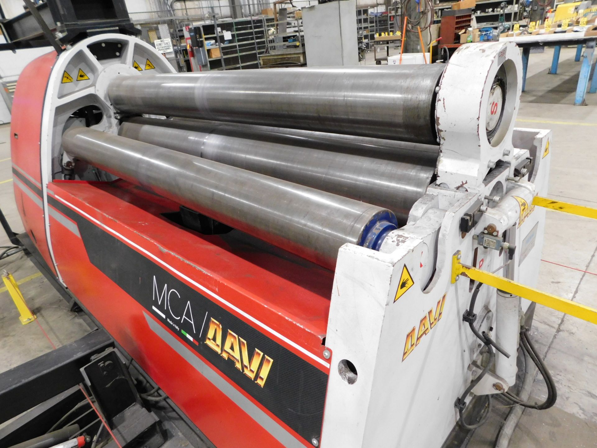 Davi Model MCA 2024/5 CNC Hydraulic Roll, s/n 21440102, New 2014, 4-Roll, 6.73” Length of Rolls, . - Image 7 of 16