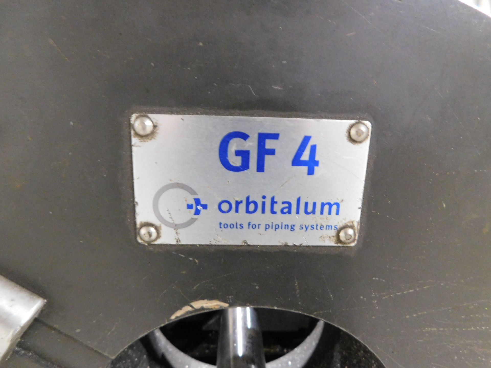 Orbitalum Model GF4 Tubing Cut Off Saw, s/n 142630138, .472" - 4.724" Capacity, with Cart, 110/1/60 - Image 3 of 12