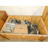 Morris Pipe and Tube Compressiion Couplings in Wood Crate