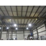 PH 5 Ton Overhead Crane, Rail and Hoist Only, 48’ Approx. Span, Over Hung Crane, Under Hung Hoist,