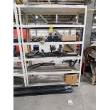 Metal Shelving Unit, Welded Construction, 80" H X 56" W X 20" Deep, with Contents