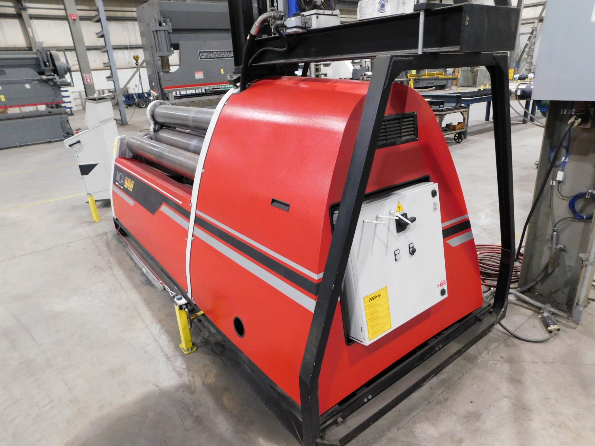 Davi Model MCA 2024/5 CNC Hydraulic Roll, s/n 21440102, New 2014, 4-Roll, 6.73” Length of Rolls, . - Image 4 of 16