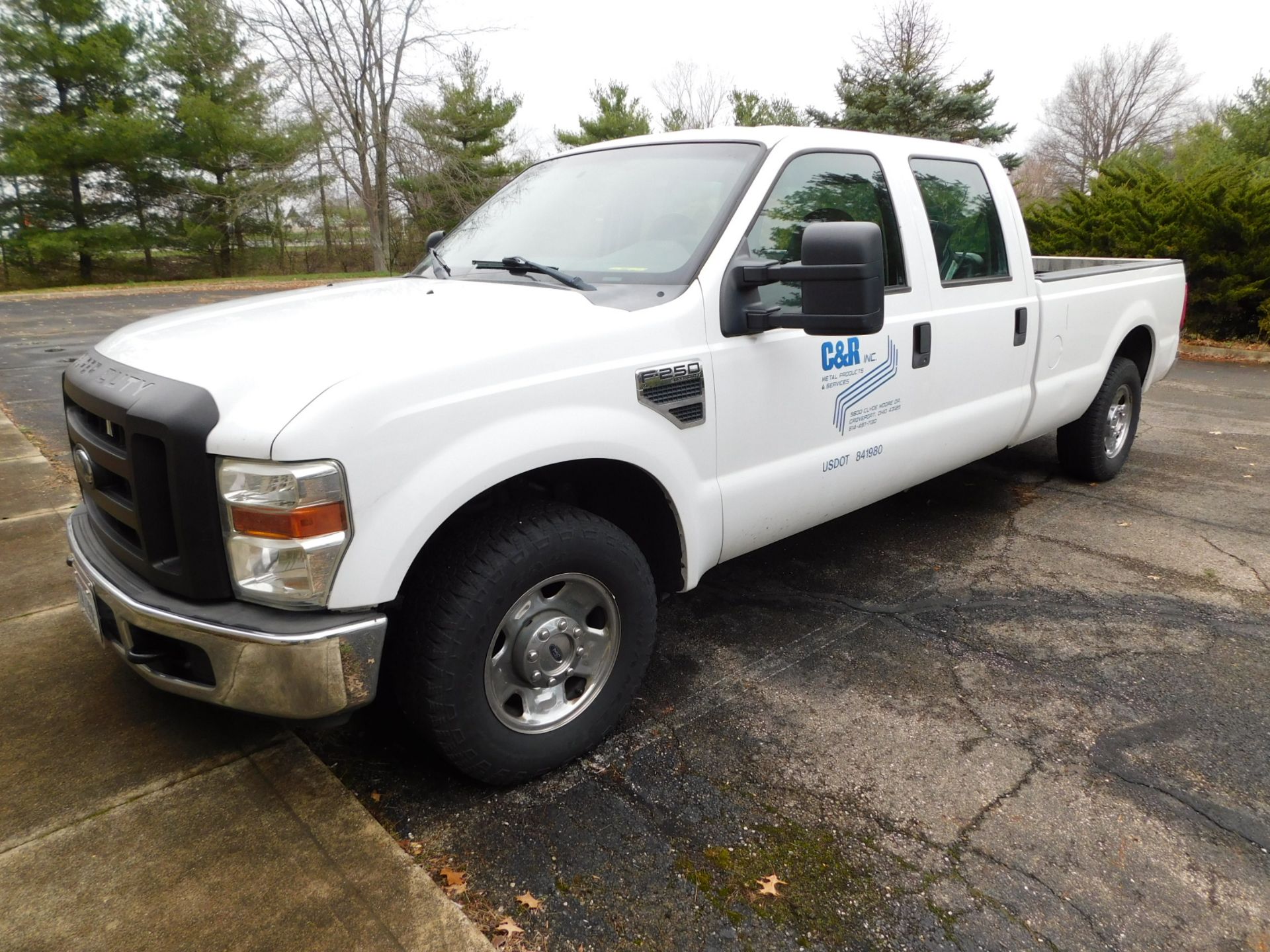 2008 Ford F250XL Super Duty Pick Up Truck, VIN 1FTSW20548EB51209, Crew Cab, Automatic, 8' Bed, 190,