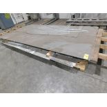 Stainless Steel Sheets, (3) 78" X 144" X 3/16", (1) 48" X 72" X 1/4", (1) 24" X 72" X 1/4", and