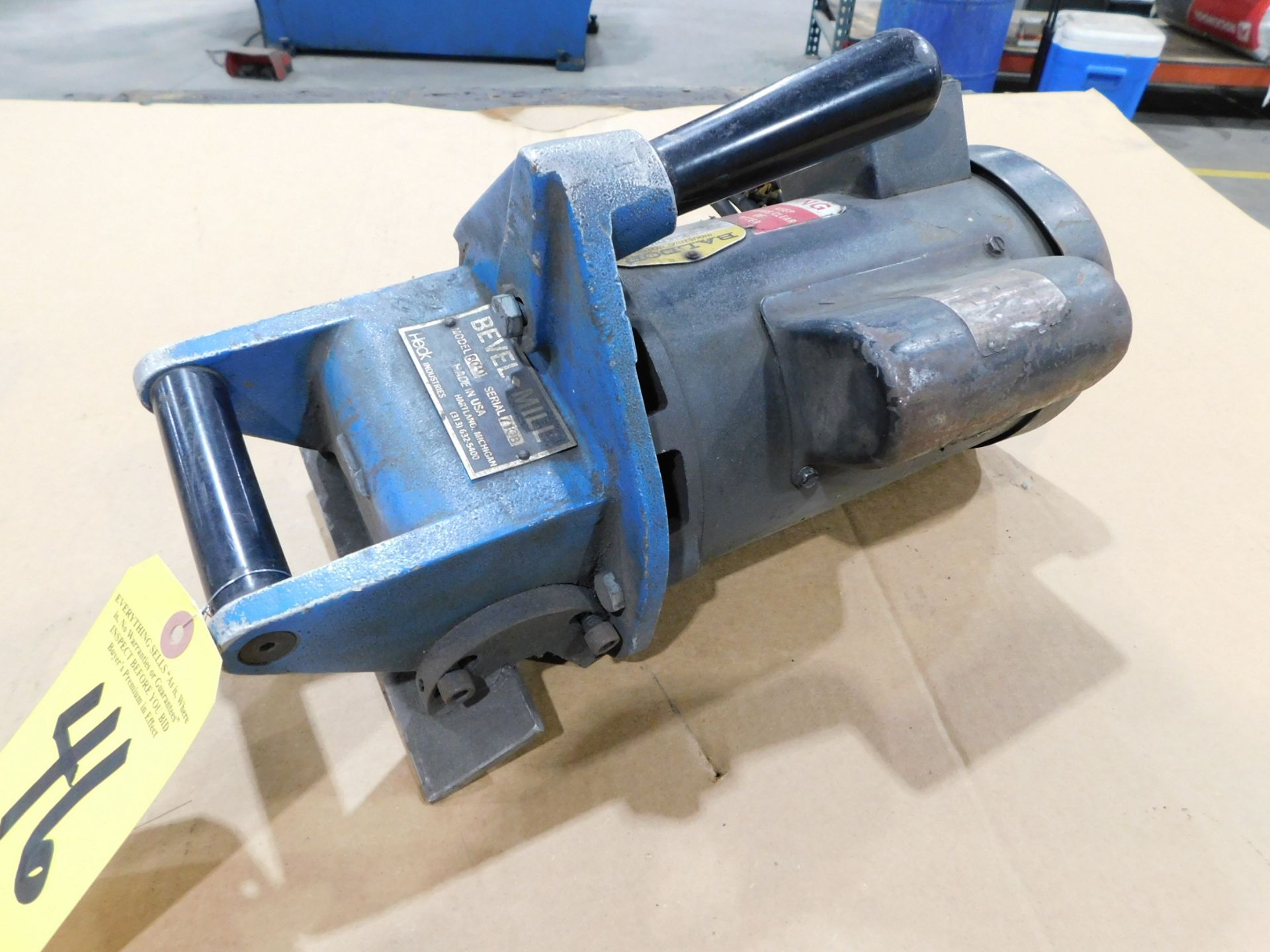 Heck Model 8000 Bevel Mill, s/n 7198, 110/1/60