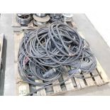 Skid Lot of Welder Extension Cords and Electrical Wire