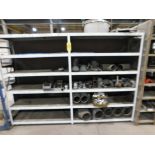 Metal Shelving Unit, Welded Construction, 80" H X 113" W X 20" Deep, with Contents