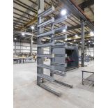 (2) Cantilever Rack Stands, 14'6" H with 42" Arms