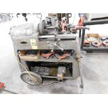 Ridgid Model 535 Pipe Threader, s/n 377573, Die Heads, Chasers, Foot Pedal Control, 110/1/60