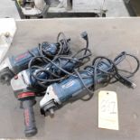 (3) Bosch Right Angle Grinders, AG60-125, 1700, and 1803EVS