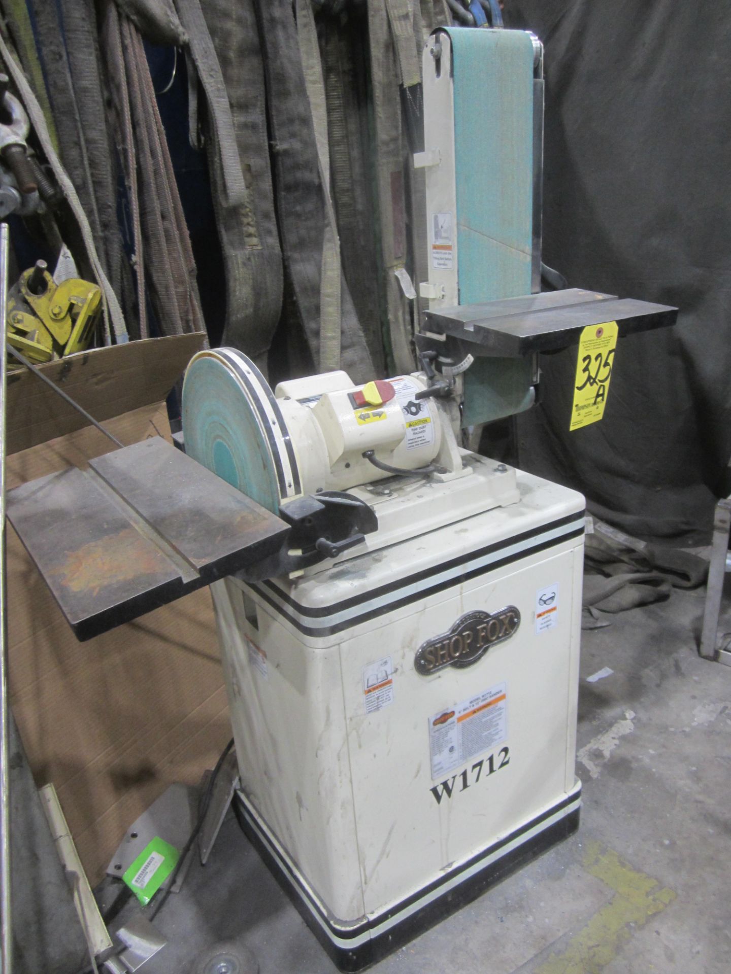 Shop Fox Model W1712, 6" Belt/12" Disc Sander, 1 1/2 HP, 110/1/60