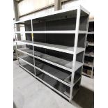 Metal Shelving Unit, Welded Construction, 80" H X 113" W X 20" Deep, Empty