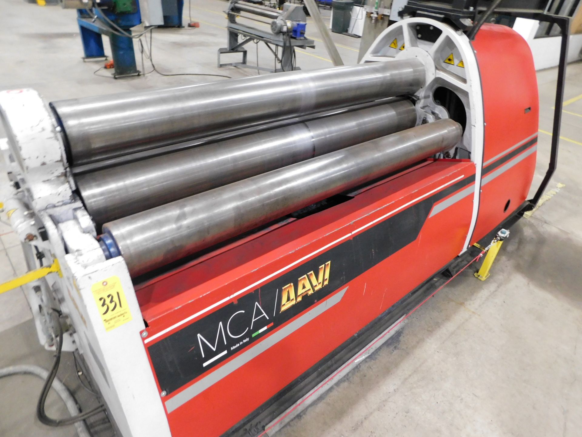 Davi Model MCA 2024/5 CNC Hydraulic Roll, s/n 21440102, New 2014, 4-Roll, 6.73” Length of Rolls, . - Image 2 of 16