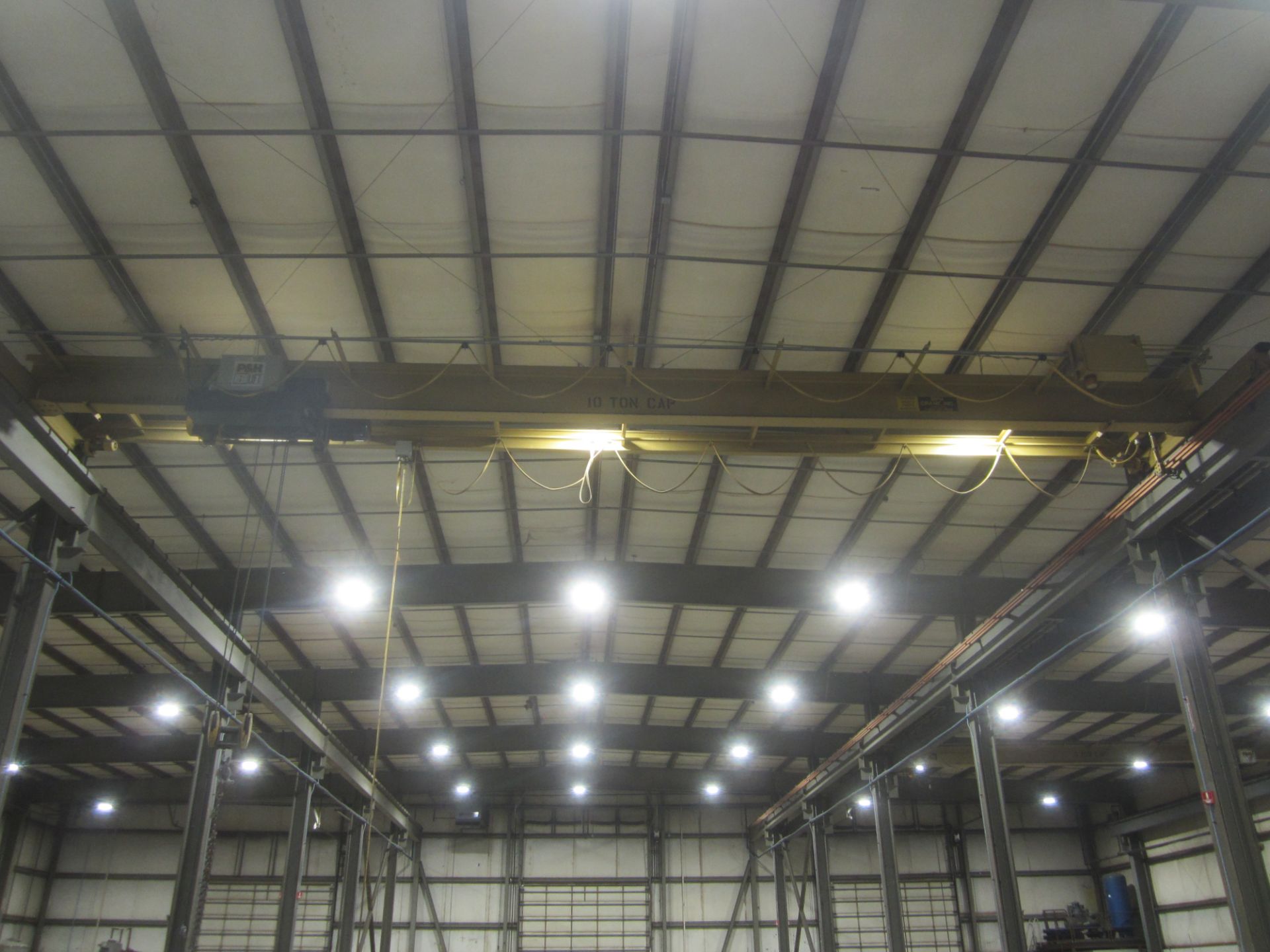 PH 10 Ton Overhead Crane, Rail and Hoist Only, 48’ Approx. Span, Over Hung Crane, Under Hung - Image 2 of 4