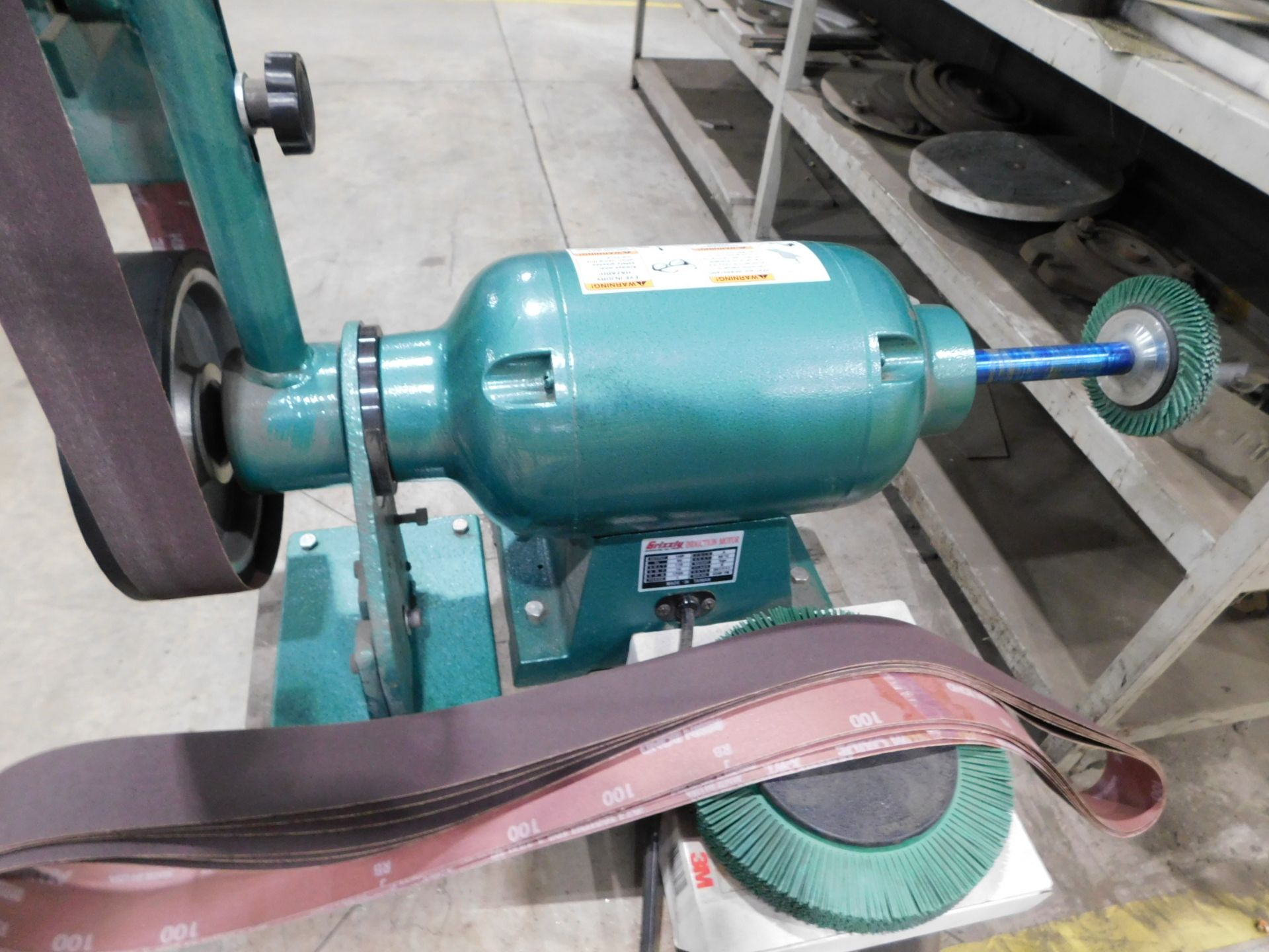 Grizzley Model G1015 Sander/Buffer, 2" X 72" Belt, 1 HP, 110/1/60 - Image 4 of 5