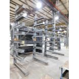 (4) Cantilever Rack Stands, 14'6" H with 40" Arms