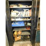 Upright Storage Cabinet and Contents