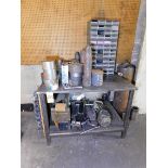 Steel Workbench and Contents