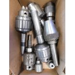 (3) Jacobs 14N Drill Chucks and Misc. Drill Chucks