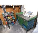 Workbench, Parts Rack, Chairs
