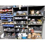 (3) Metal Shelving Units and Contents