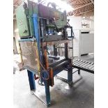 Rapid Press 30 Ton Hydraulic 4-Post Trim Press, 24" X 30" Bed Plate