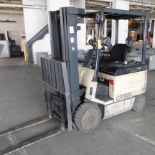 Crown Model 40FCTT Electric Fork Lift, s/n 9A112853, New 2000, Lift Height 188", Collapsed Height