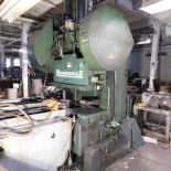 Rousselle Model 8B-48 Gap Frame Punch Press, s/n 20876, 80 Ton, 6" Stroke, 4" Adjustment, 11" Shut