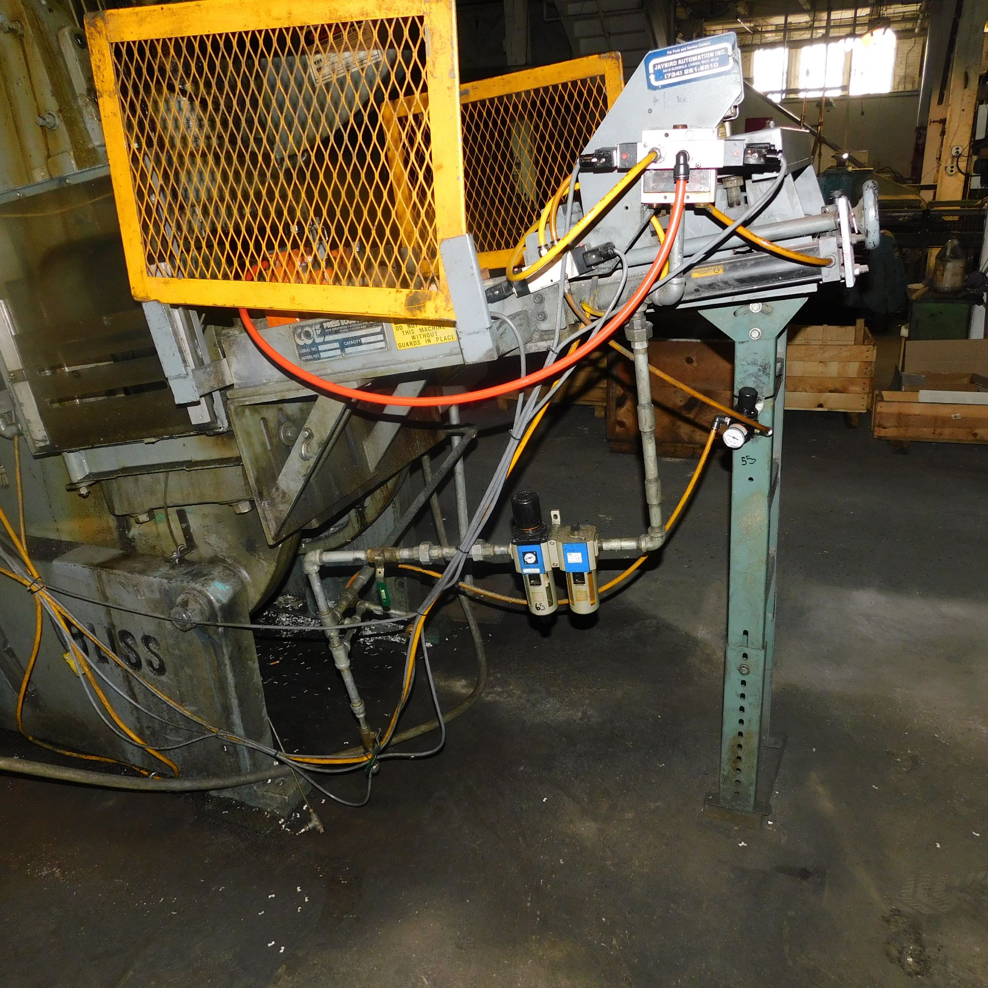 Bliss C-60 OBI Punch Press, s/n HP43742, New 1966, 60 Ton, 6" Stroke, 3" Adjustment, Air Clutch - Image 8 of 9