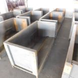 (3) Wooden Parts Bins, 55" Long X 22" Deep