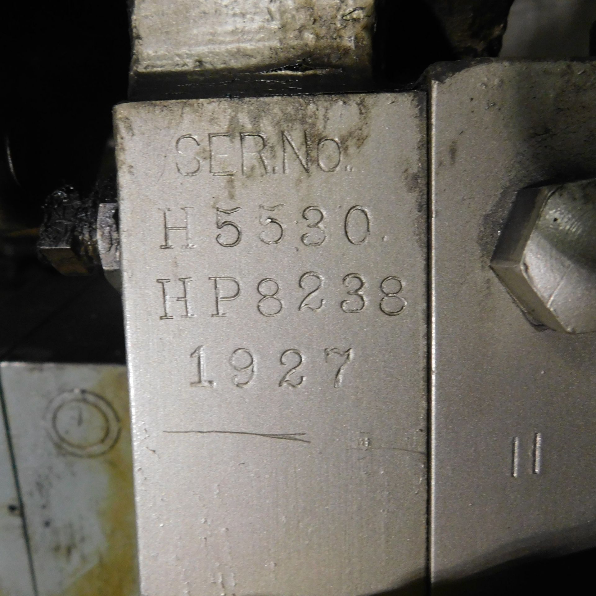 Bliss Model 103 OBI Punch Press, Mechanical Clutch, 22 Ton - Image 2 of 3