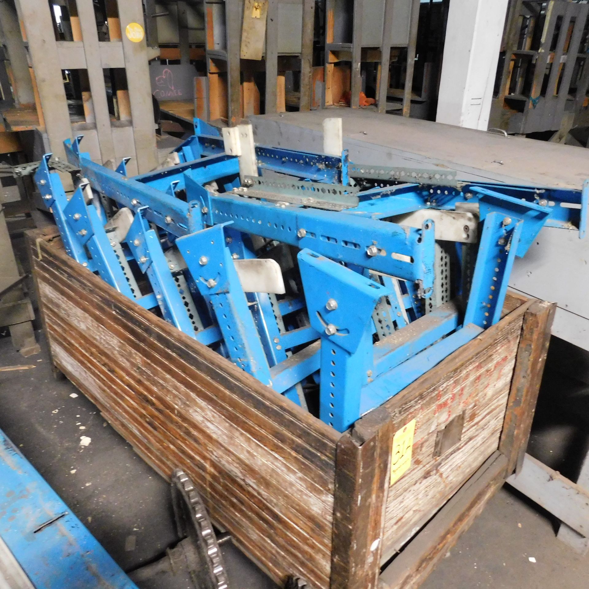 Power Belt Conveyor, Not Assembled, Approx. 60' Length X 18" Width, with Drive, Controls, Legs - Image 2 of 5