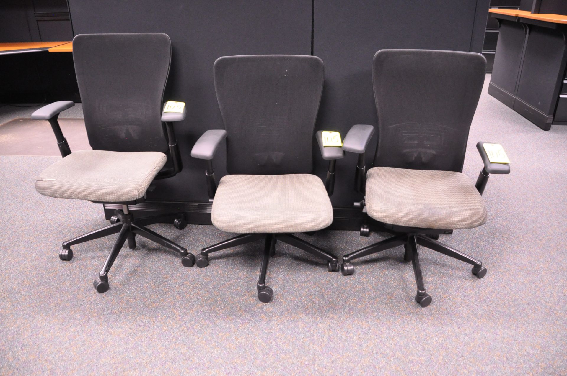 Lot-(6) Ergonomic Black/Grey Swivel Office Chairs in (1) Group, (Located 1st Floor Offices) - Image 2 of 2