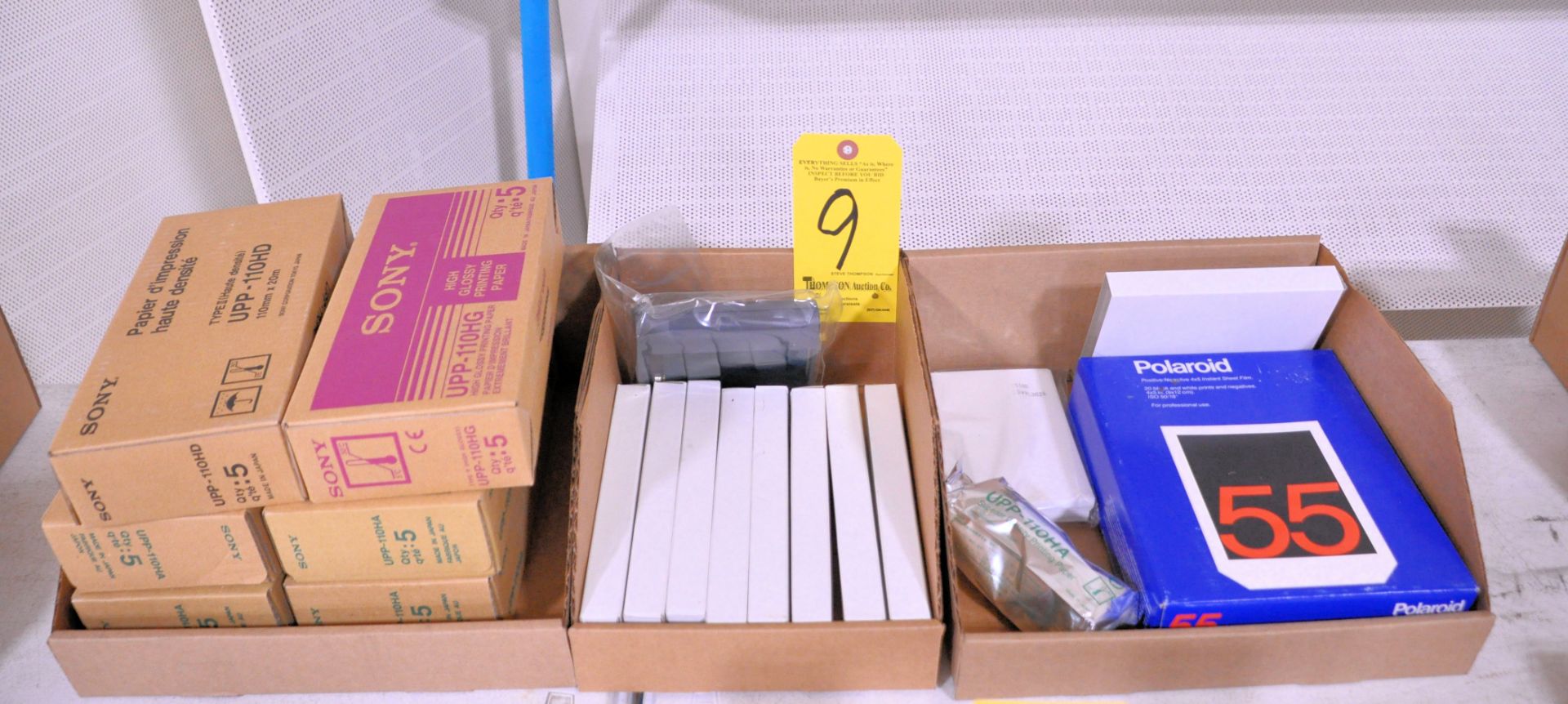 Lot-Printing Paper and Sheet Film in (3) Boxes