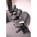 Lot-(5) Various Swivel Office Chairs in (1) Group, (Located 1st Floor Offices)