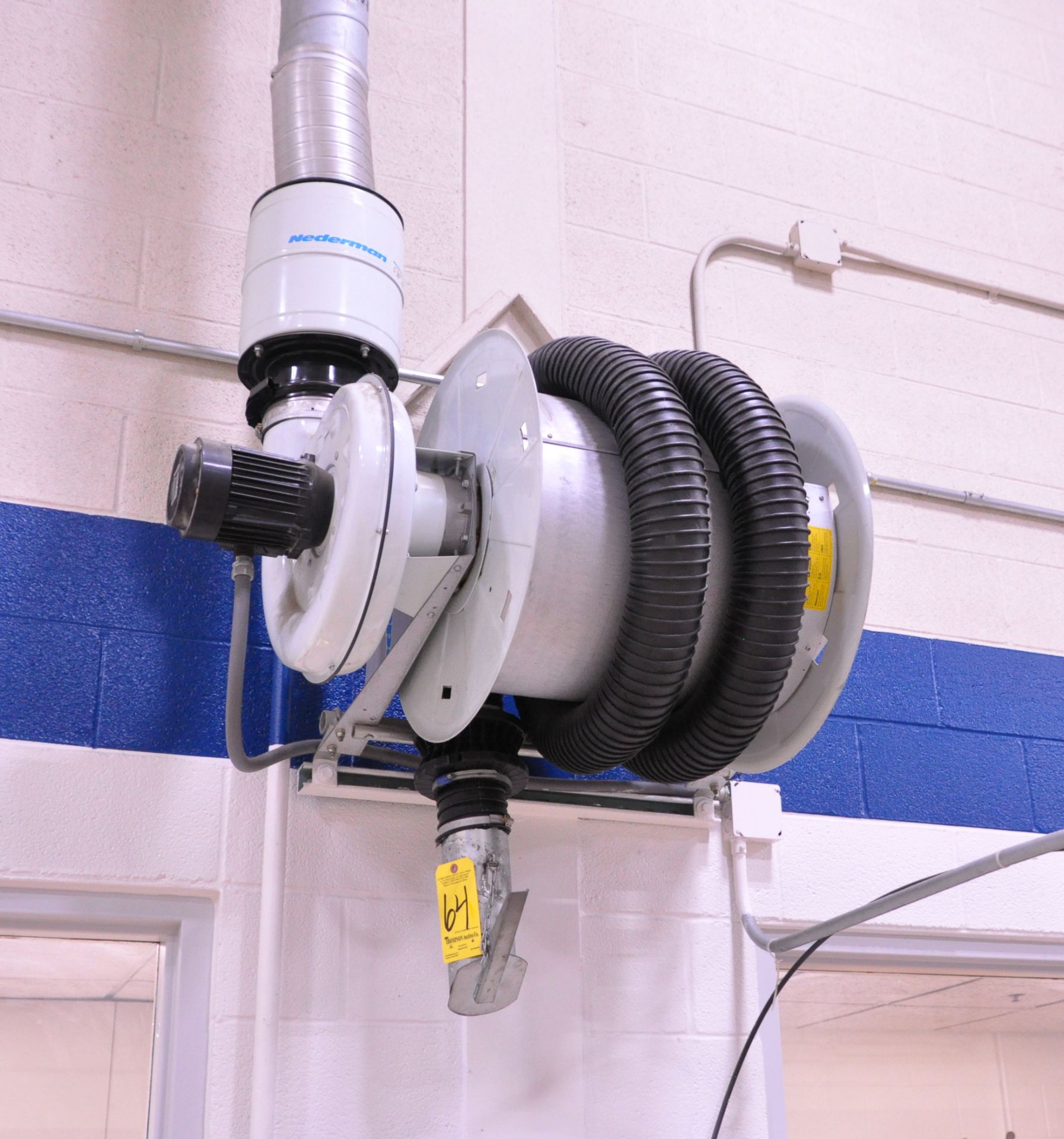 Nederman Exhaust System with Hose, Wall Mounted