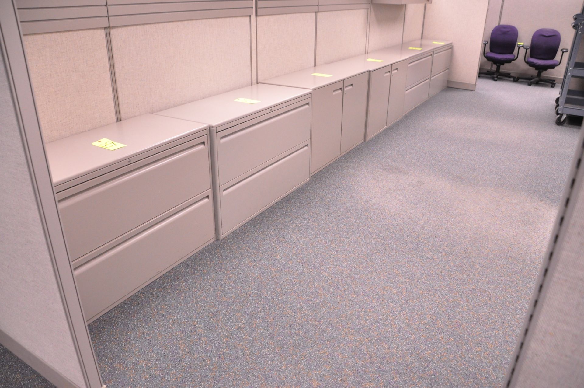 Lot-(4) 2-Drawer Lateral File Cabinets, (Beige), and (2) 2-Door Short Cabinets, (Beige) in (1) - Image 2 of 2