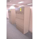 Lot-(2) 5-Drawer Lateral File Cabinets, (Beige), in (1) Group, (Located 2nd Floor Offices)