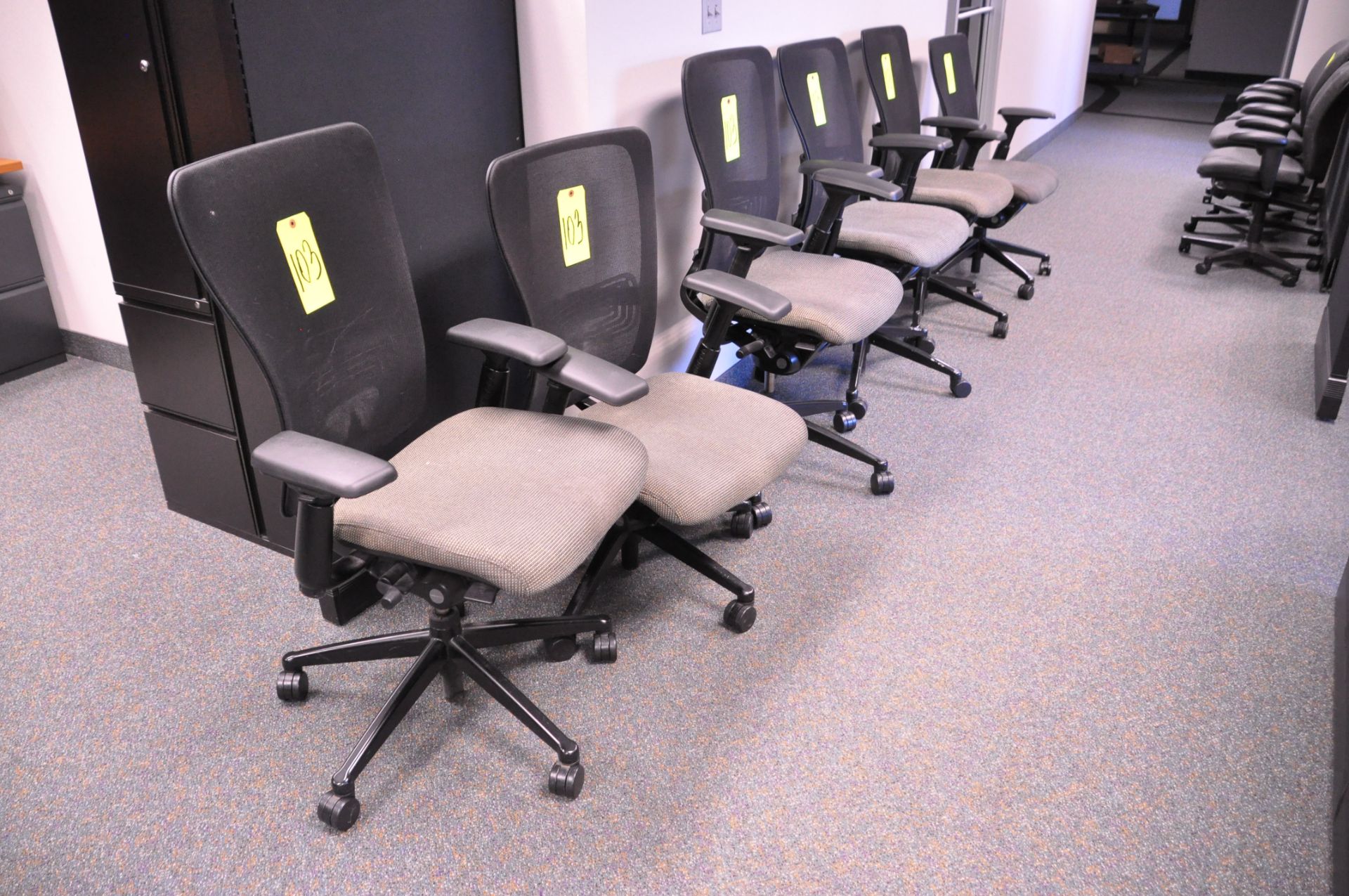 Lot-(6) Ergonomic Black/Grey Swivel Office Chairs in (1) Group, (Located 1st Floor Offices) - Image 2 of 2