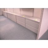 Lot-(4) 2-Drawer Lateral File Cabinets, (Beige), and (2) 2-Door Short Cabinets, (Beige) in (1)