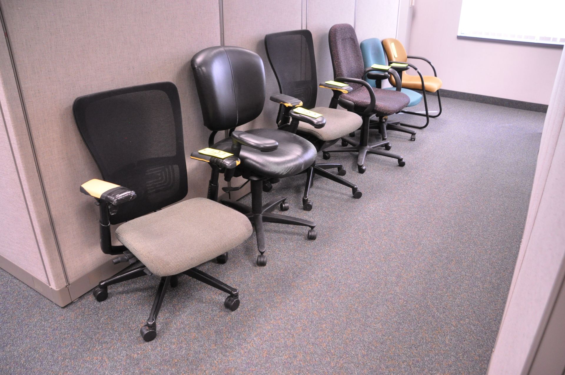 Lot-(6) Various Swivel and Straight Arm Office Chairs in (1) Group, (Located 2nd Floor Offices) - Image 2 of 2