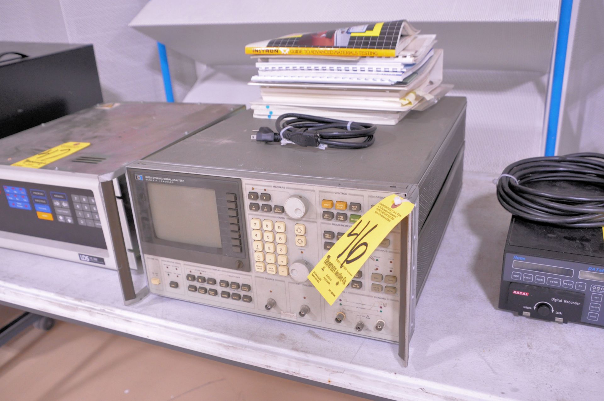 Hewlett Packard Model 3562A Dynamic Signal Analyzer, S/n 2502A00977
