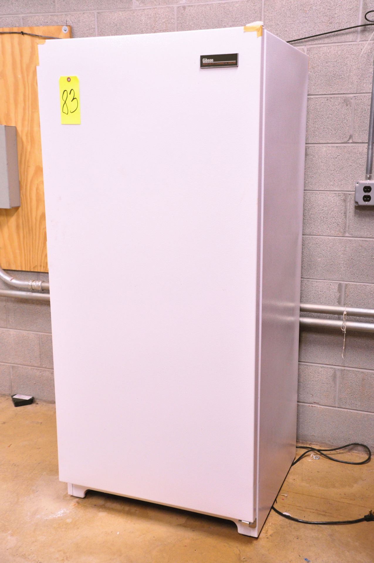 Gibson 28-1/2"L x 32"W x 70"H Heavy Duty Upright Commercial Freezer, (Located in Basement)
