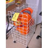 Lot-Hard Hats with Portable Rack