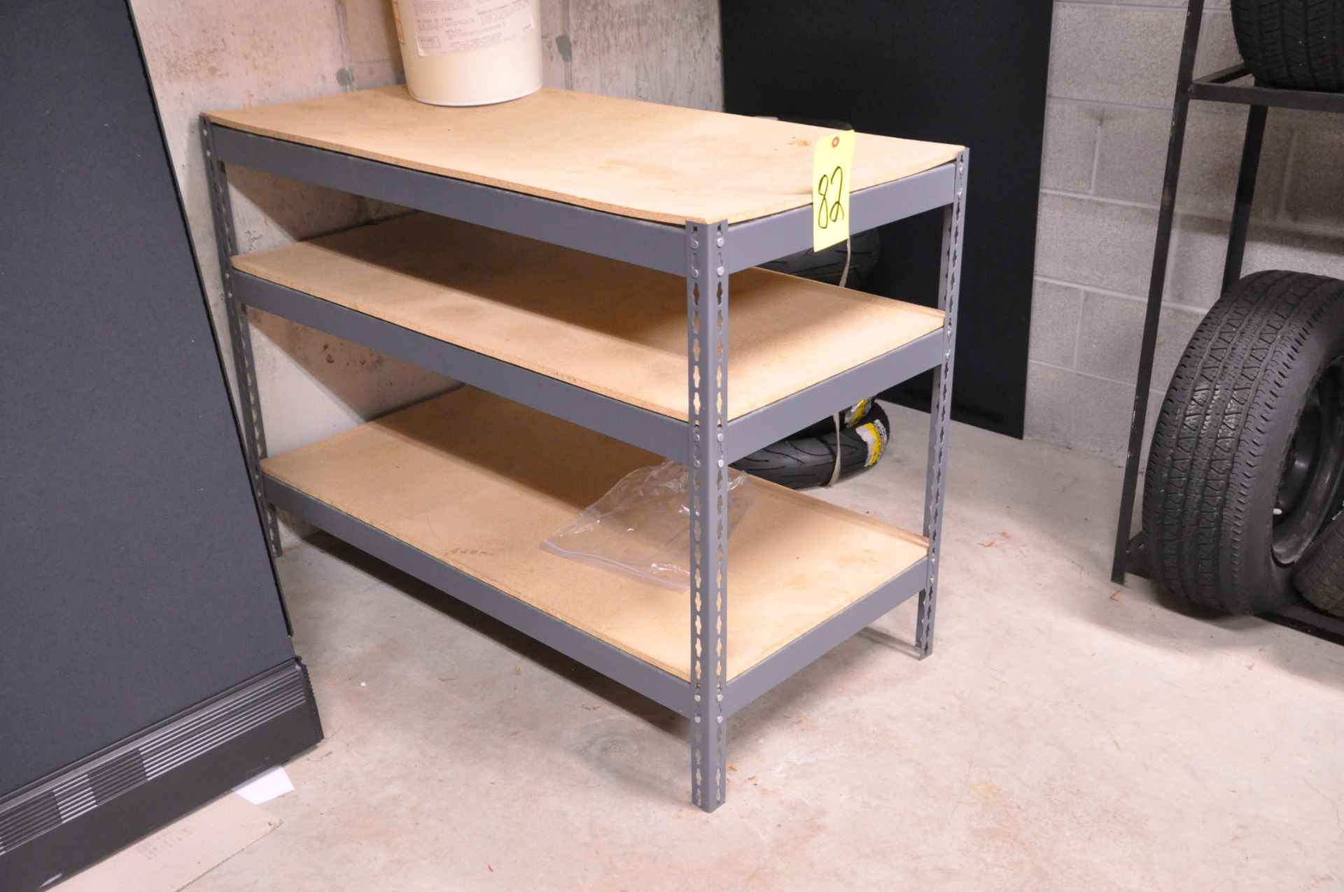 Lot-(3) 24"L x 48"W x 36"H Light Duty Shelving with (2) Spools of 8/C 24-AWG Wire and (8) Sylvania - Bild 2 aus 5