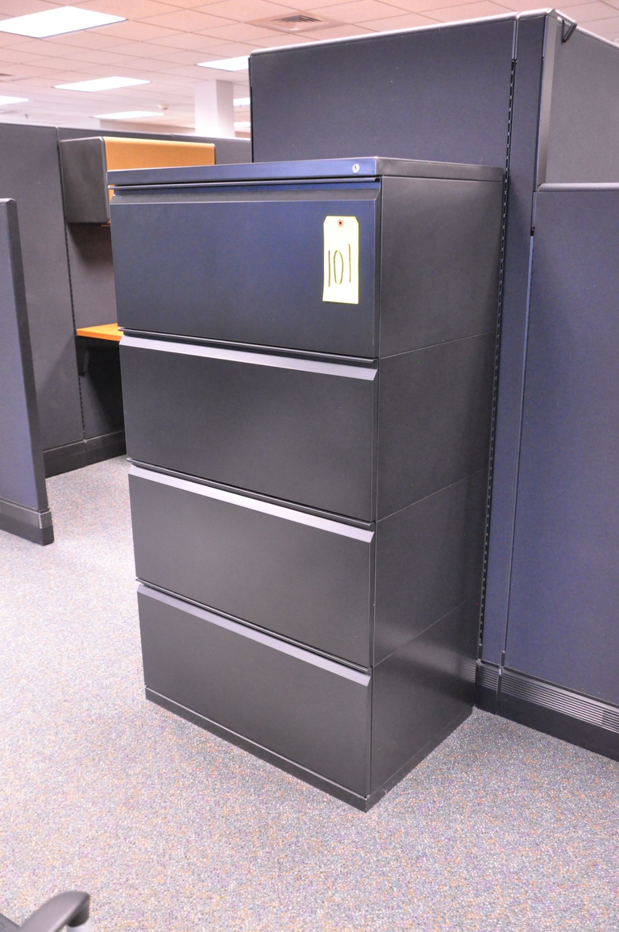 Lot-(1) Combination 2-Drawer/2-Door Cabinet, (2) 4-Drawer Lateral File Cabinets, and (1) 2-Door - Image 3 of 3