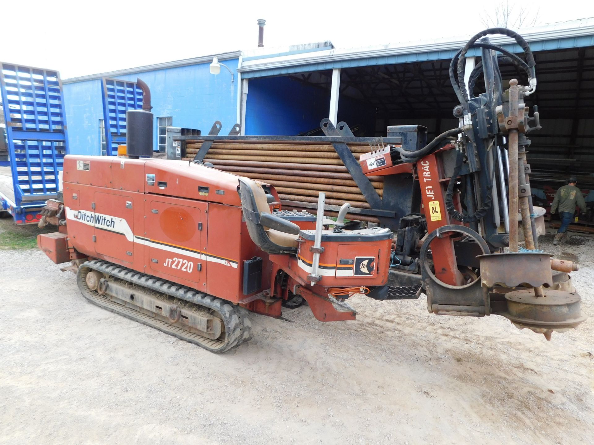 2000 Ditch Witch Model JT2720 Directional Drilling Machine, s/n 2T4735, Rod Box with 440' of Dirt