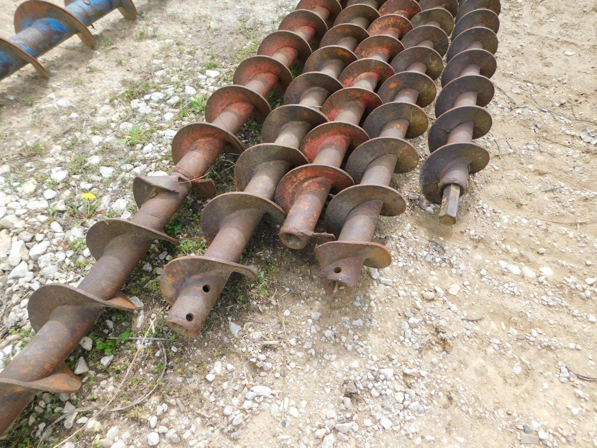 (6) 6" Diameter X 10' Long Auger Bits, 1 5/8" Hex Drive - Image 3 of 3