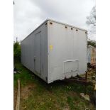 Tandem Axle Enclosed Trailer, 20', Roll Up Rear Door